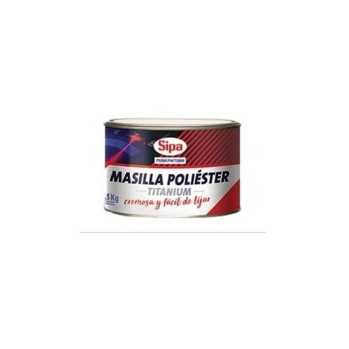 Masilla Poliester Titanium 2.5 Kg Sipa Pinturasonlinecl