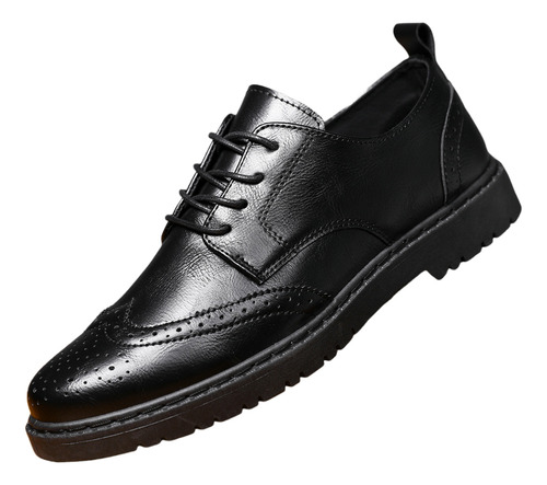 Zapatos Casuales De Cuero Para Hombre, Primavera, Nueva Ingl