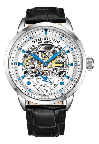 Stuhrling - Reloj Automático Para Hombre, Reloj Esqueleto Pa