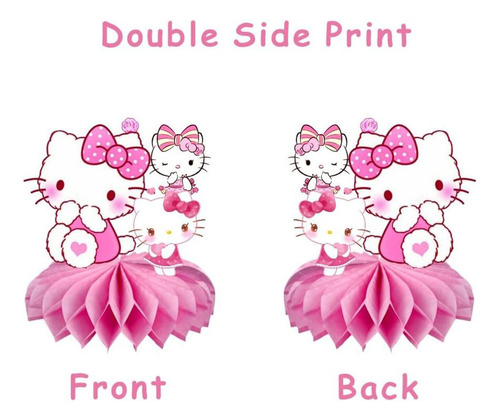 8 Centros De Mesa Para Fiesta Con Tematica De Hello Kitty