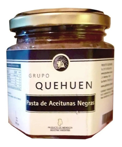 Pasta De Aceitunas Negras Quehuen - 200 Grs