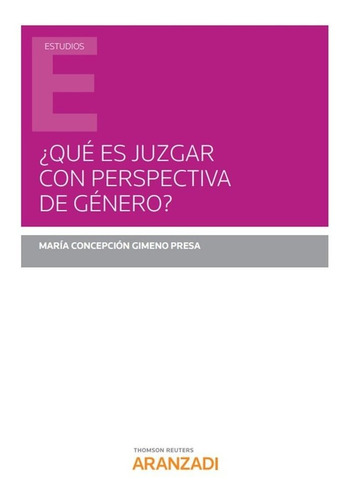 Que Es Juzgar Con Perspectiva De Genero - Gimeno Presa,ma...