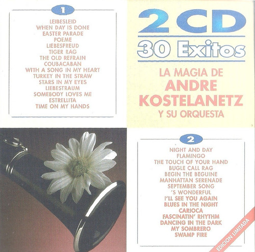 La Magia De Andre Kostelanetz Y Su Orquesta 30 Exitos | 2 Cd