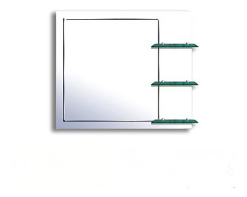 Espejo Anticorrosion Para Baño 80x70 Aqualia