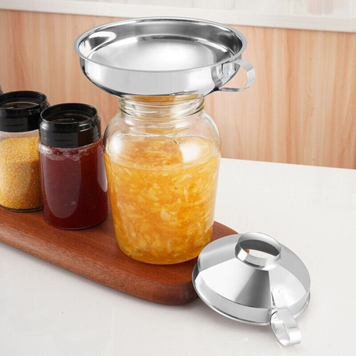 Embudo De Cocina De Acero Inoxidable Con Apertura Grande