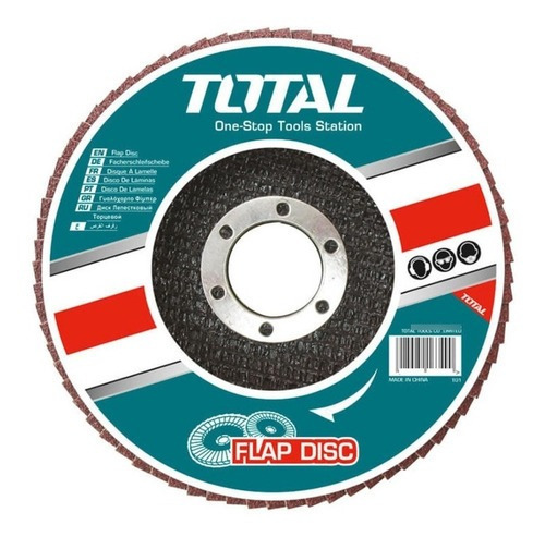 Pack 5 Disco Flap Lija Pulir Traslapado Laminado Metal Total