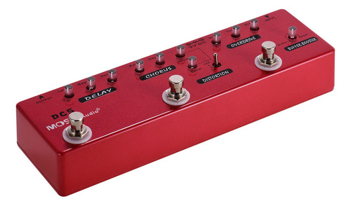 Mosky Dc5 6 En 1 Guitarra Multi-efectos Pedal Delay + Chorus