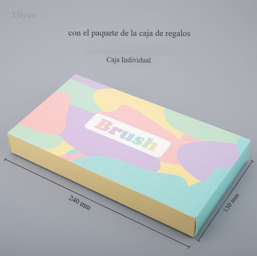 Juego De Brochas De Maquillaje Profesional De 17 Piezas Color Caramelo, Herramientas De Belleza Profesionales De Marca Tiiyee