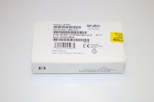 Transceiver Gbic J9150d Hp Aruba 10gbase-sr Sfp+ 850nm 300m