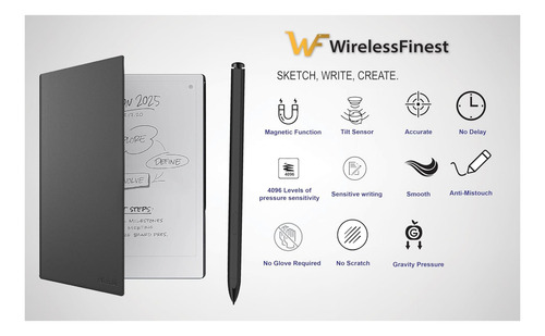 Emr Stylus Reportación De 2 Penes 2 Pen La Eraser + Magnétic