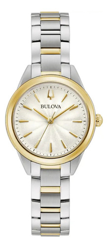 Reloj Bulova Quartz Para Mujer 98l277 Sutton Nuevo Original