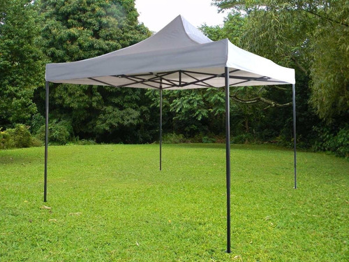 Toldo Carpa 2x2reforzado Plegable Lona Impermeable Dasel Color Blanco