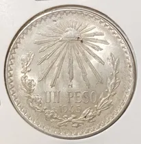 Comprar Numismática. Moneda Antigua 1 Peso 1945 Plata 0.720 Cond Au