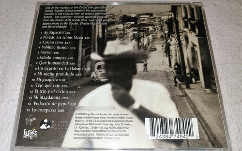 Cd Eliades Ochoa / Sublime Ilusión / Importado (Usado)