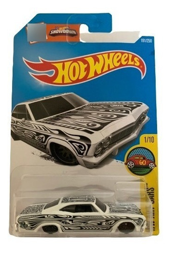 Hot Wheels 2016 Hw Art Cars '65 Chevy Impala 191/250, White