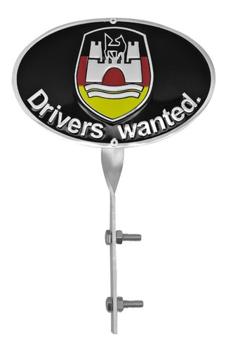 Bandera Emblema Defensa Vw Vocho Drivers Wanted