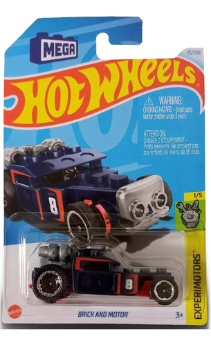 Brick And Motor Mega Azul Hot Wheels B24