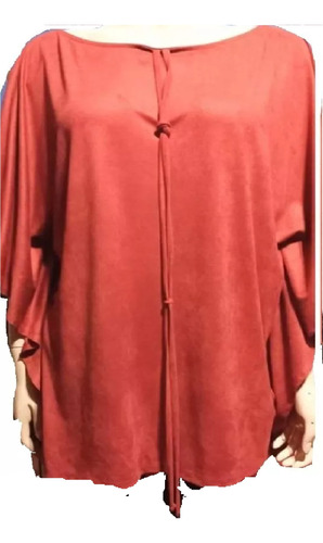 Blusa Agamuzada Tipo Poncho Tits Talle L/xl Grande Especial