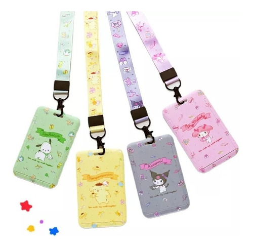 Lanyard Cinta Porta Credencial Gafete Hello Kitty Tarjetas 