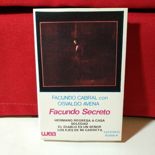 Facundo Cabral Con Osvaldo Avena Facundo Secreto Casete 1987