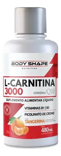 L-carnitina 3000mg Termogênico Body Shape
