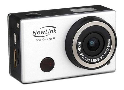 Câmera Esportiva Sport Cam Wi-fi 8 Mp Com Acessórios Newlink