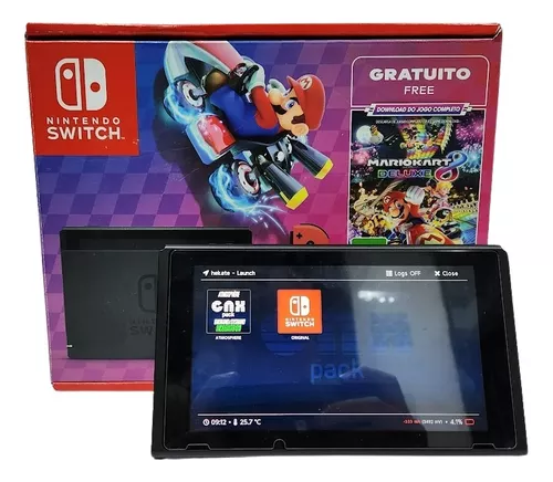 Nintendo Switch -Neon DESTRAVADO COM 256 gb 10 jogos completos lançamentos  - Games Você Compra Venda Troca e Assistência de games em geral