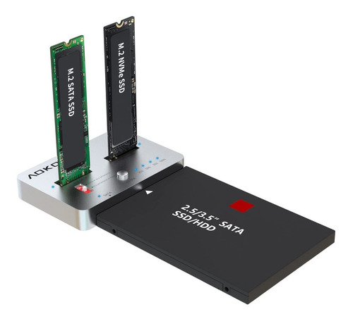 Aoko M.2 Duplicator Nvme / Sata Clon Docking Station Con Con