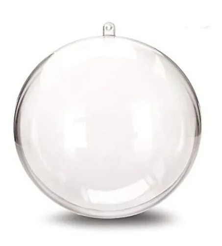 10 Esfera Transparente Colgante Para Rellenar 9 Cms Diametro