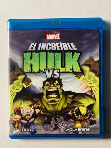 El Increíble Hulk Vs Thor Y Wolverine. Dvd (Usado)