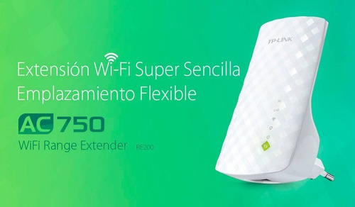 Repetidor Extensor Wi Fi Ac 750 Tp-link Re200