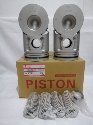 Pistones Motor Mitsubishi Canter 4d34 Izumi Japon