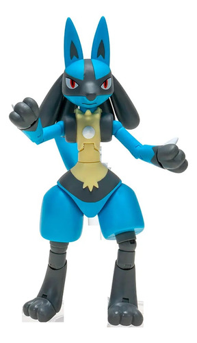 Pokemon Boneco Super Articulada De 15 Cm Do Lucario