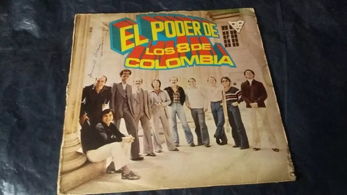 El Poder De Los 8 De Colombia Lp Vinilo Cumbia
