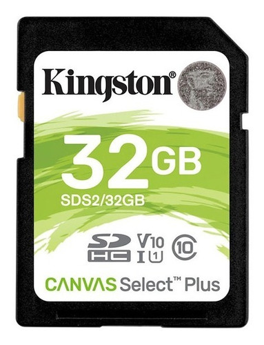 Cartão De Memória Classe 10 Kingston 32gb 100r-85w Uhs-i