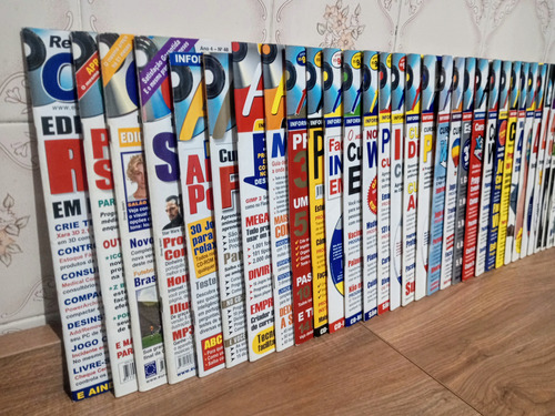 Coleção 32 Revistas Cd-rom Fácil S/ Discos - Usadas (Usado)