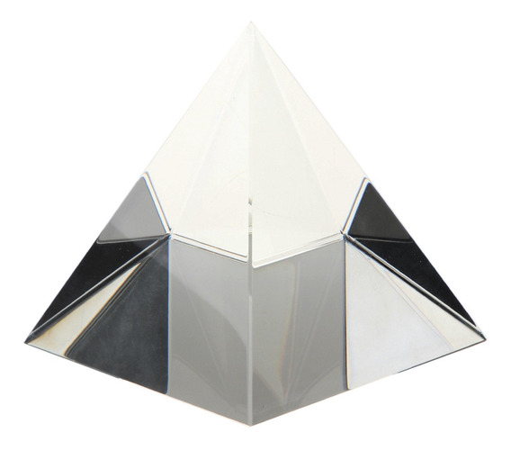 Piramide de Cristal Transparente de 60mm de Base 