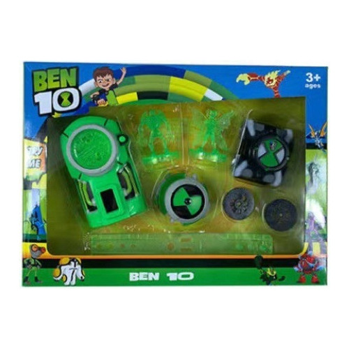 Set De Relojes De Juguete Ben10 Proyección + Sonido