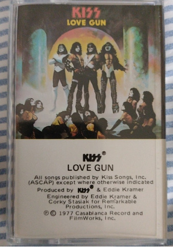 Kiss Cassette Love Gun  Usa Impecable