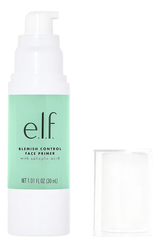 Imprimador facial Elf, Blemish Control, controla las erupciones, las imperfecciones, el tono de imprimación blanco