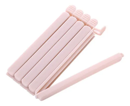 Clips Para Sellar Cerrar Bolsas Comida Ganchos Pinzas X 10