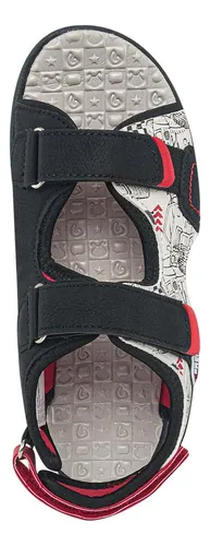 Sandalias Premion Negro Para Ni o Los Gomosos