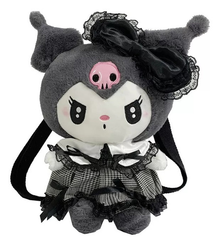 Mochila Del Muñeco De Peluche Kuromi Para La Vuelta Al Cole