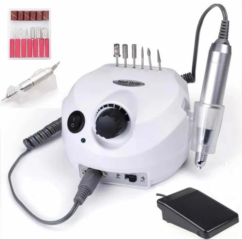 Torno Profesional Uñas Pedicura Manicura 35000 Rpm Pedalera