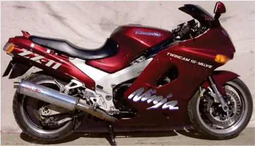 Kit Faixa Emblema Adesivo Kawasaki Zx11 1994 Vermelha Zx 11