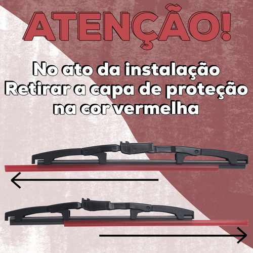 Jogo 3 Palhetas Limpador Parabrisa Vw Spacefox 2006 Até 2012