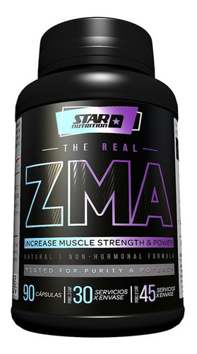 Zma Star Nutrition Zinc Magnesio Y Vitamina B6 X 90 Capsulas