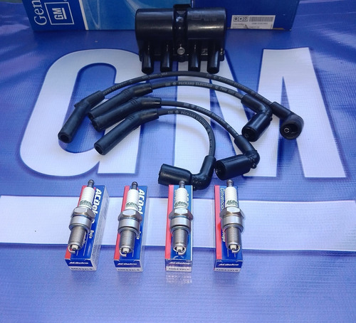 Kit Bobina 3pines Cable Y 4bujias Matiz 1.0 2013 2014 2015 