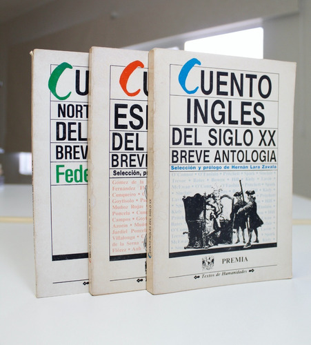 Antologías Del Cuento 3 Tomos Ed Premia Unam 1987-89