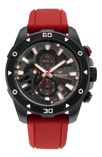Relógio Technos Masculino Ts Carbon Preto Js15fs/2p Garantia